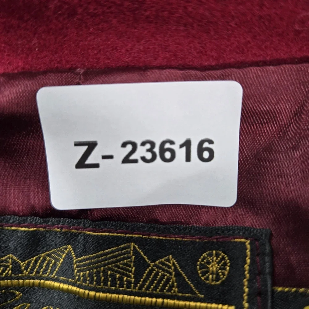 VINTAGE Eddie Bauer x CC Filson Women Jacket OS Red Wool Cape Blazer Poncho 90s